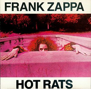 Christine Frka on the cover of "Hot Rats"